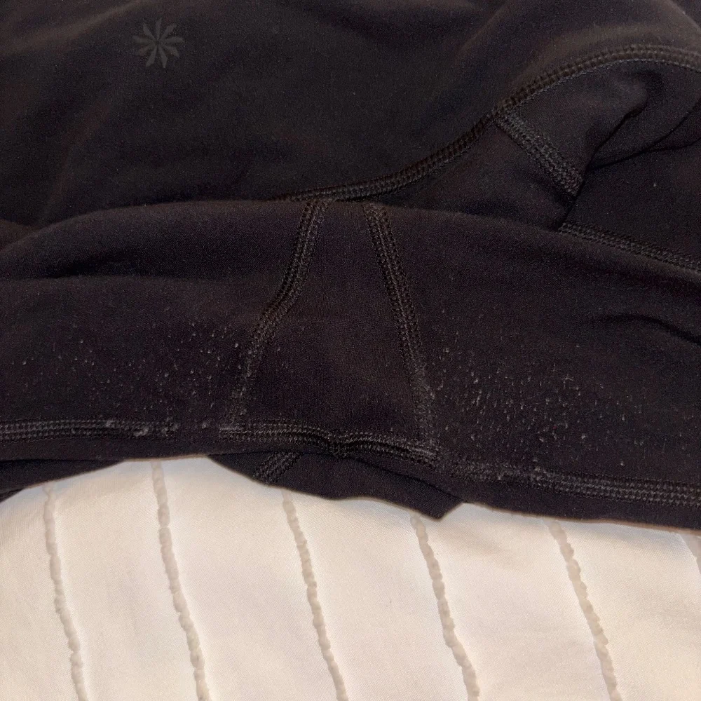 Athleta Salutation Stash Tights Black Full Length Size S - Picture 5 of 6